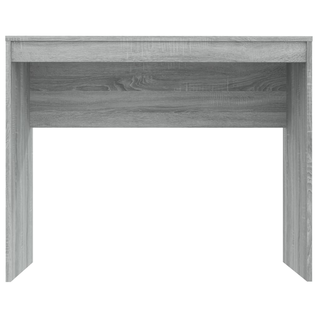 Skrivebord grå sonoma 90x40x72 cm konstruert tre