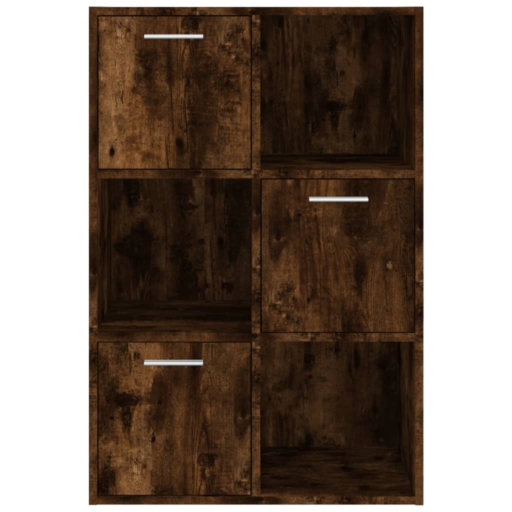 Oppbevaringsskap røkt eik 60x29,5x90 cm