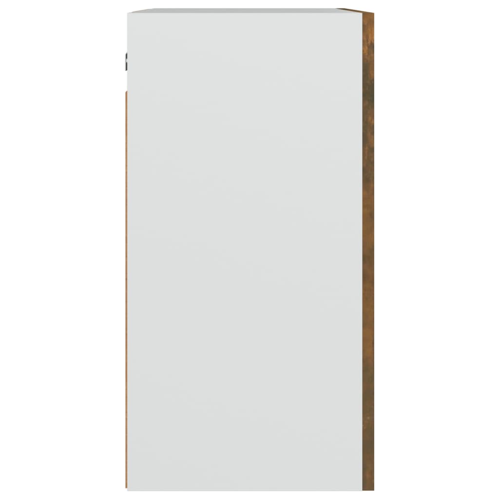 Vegghengt skap "Lyon" røkt eik 50x31x60 cm konstruert tre