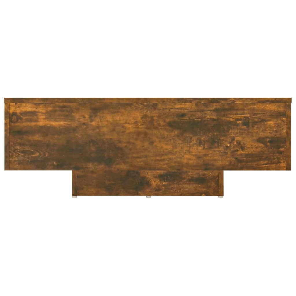 Salongbord røkt eik 85x55x31 cm konstruert tre