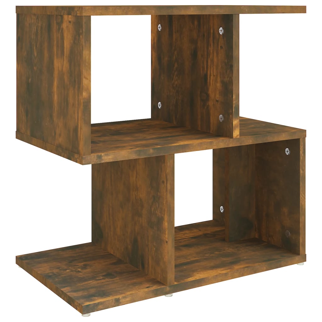 Nattbord 2 stk røkt eik 50x30x51,5 cm konstruert tre