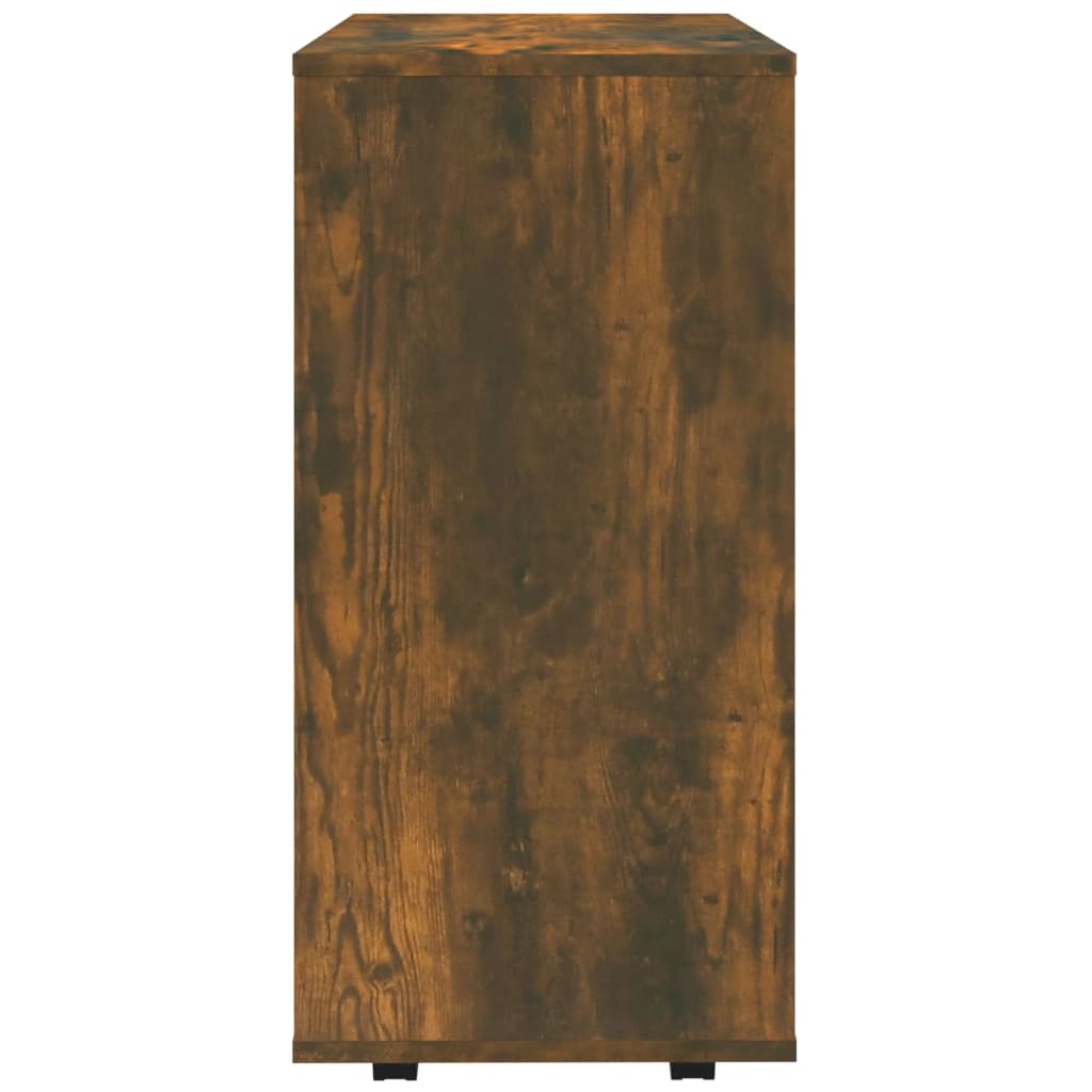 Rulleskap røkt eik 60x35x75 cm konstruert tre