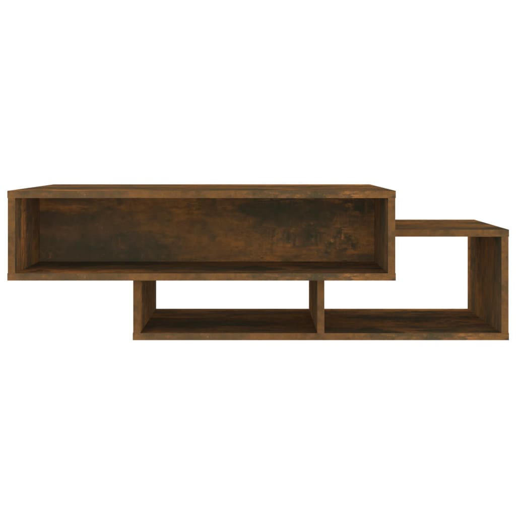 Salongbord røkt eik 105x55x32 cm konstruert tre