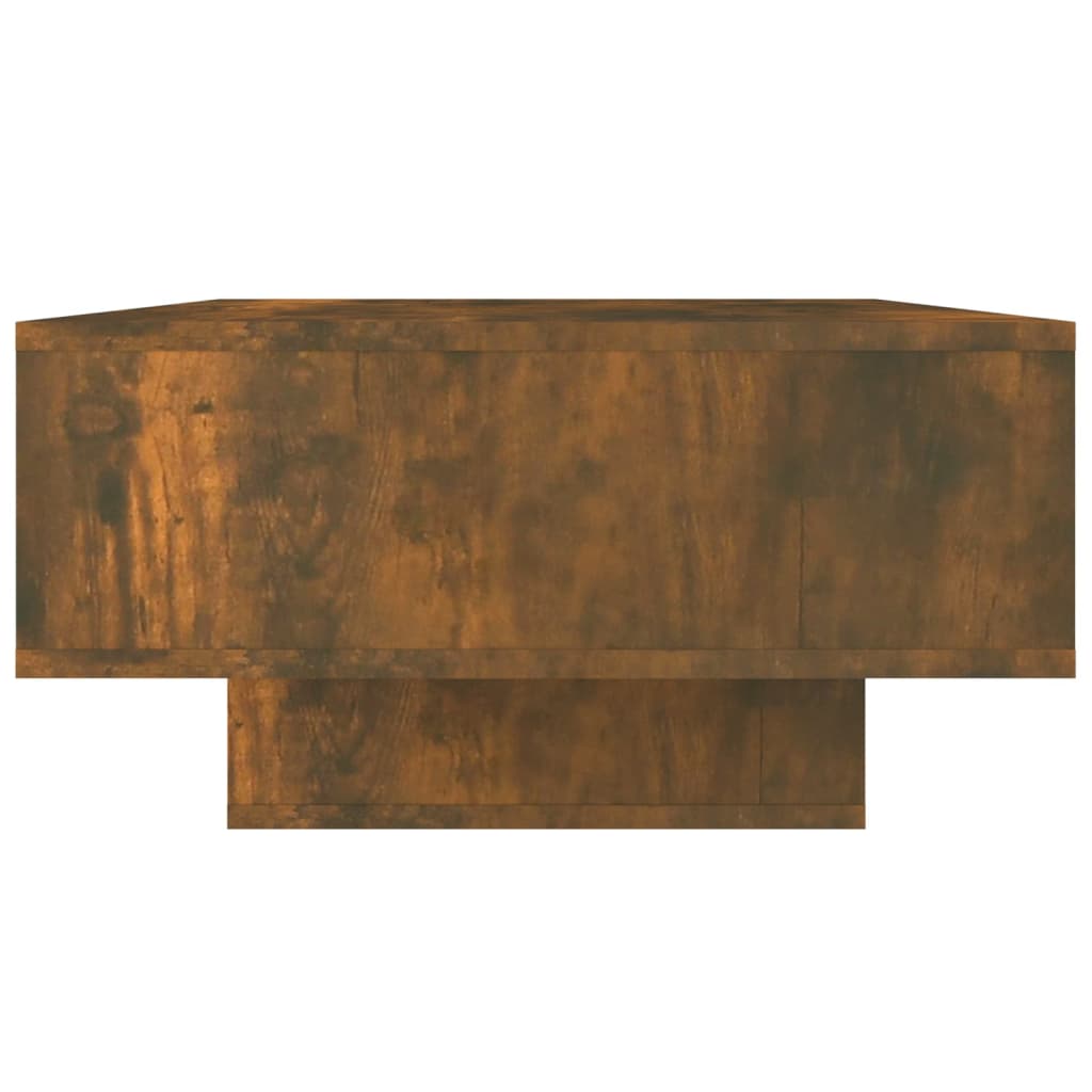 Salongbord røkt eik 105x55x32 cm konstruert tre