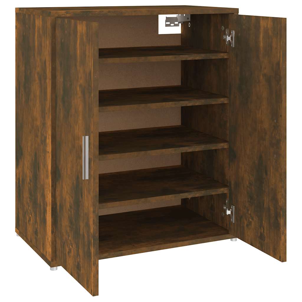Skohylle røkt eik 60x35x70 cm konstruert tre
