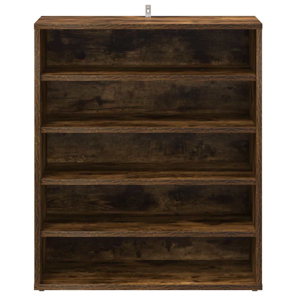 Skohylle røkt eik 60x35x70 cm konstruert tre