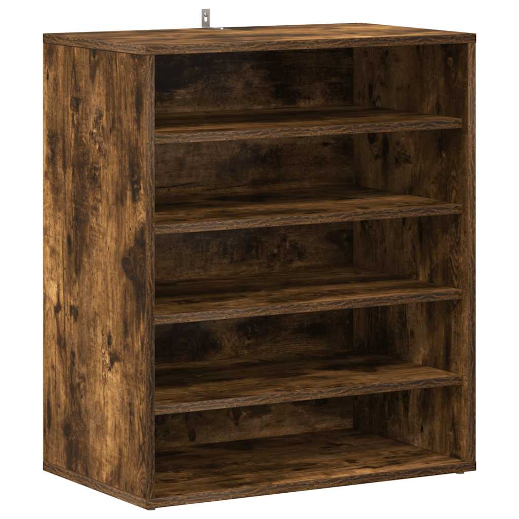 Skohylle grå sonoma 60x35x70 cm konstruert tre