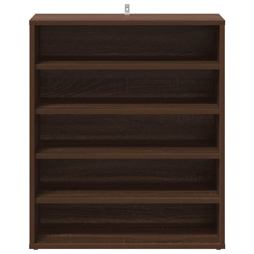 Skohylle brun eik 60x35x70 cm konstruert tre