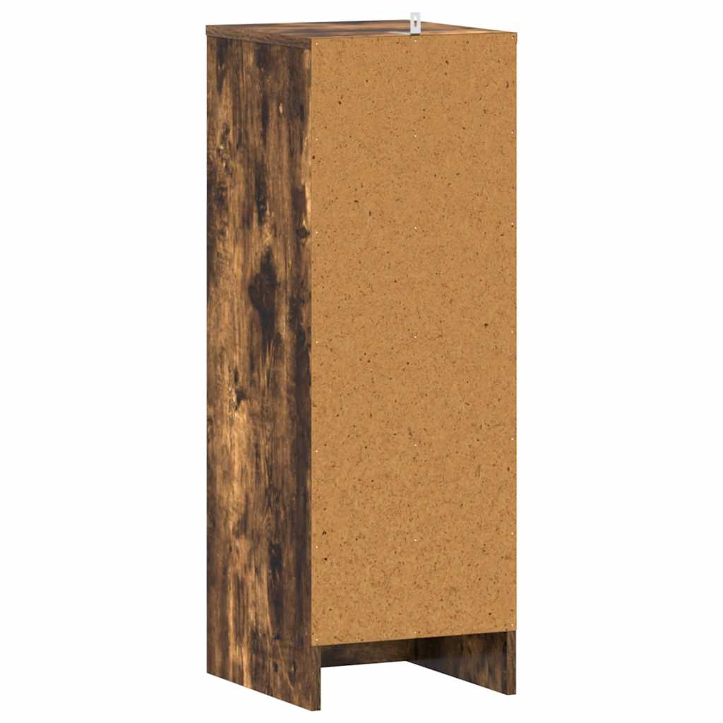 Skohylle røkt eik 32x35x92 cm konstruert tre