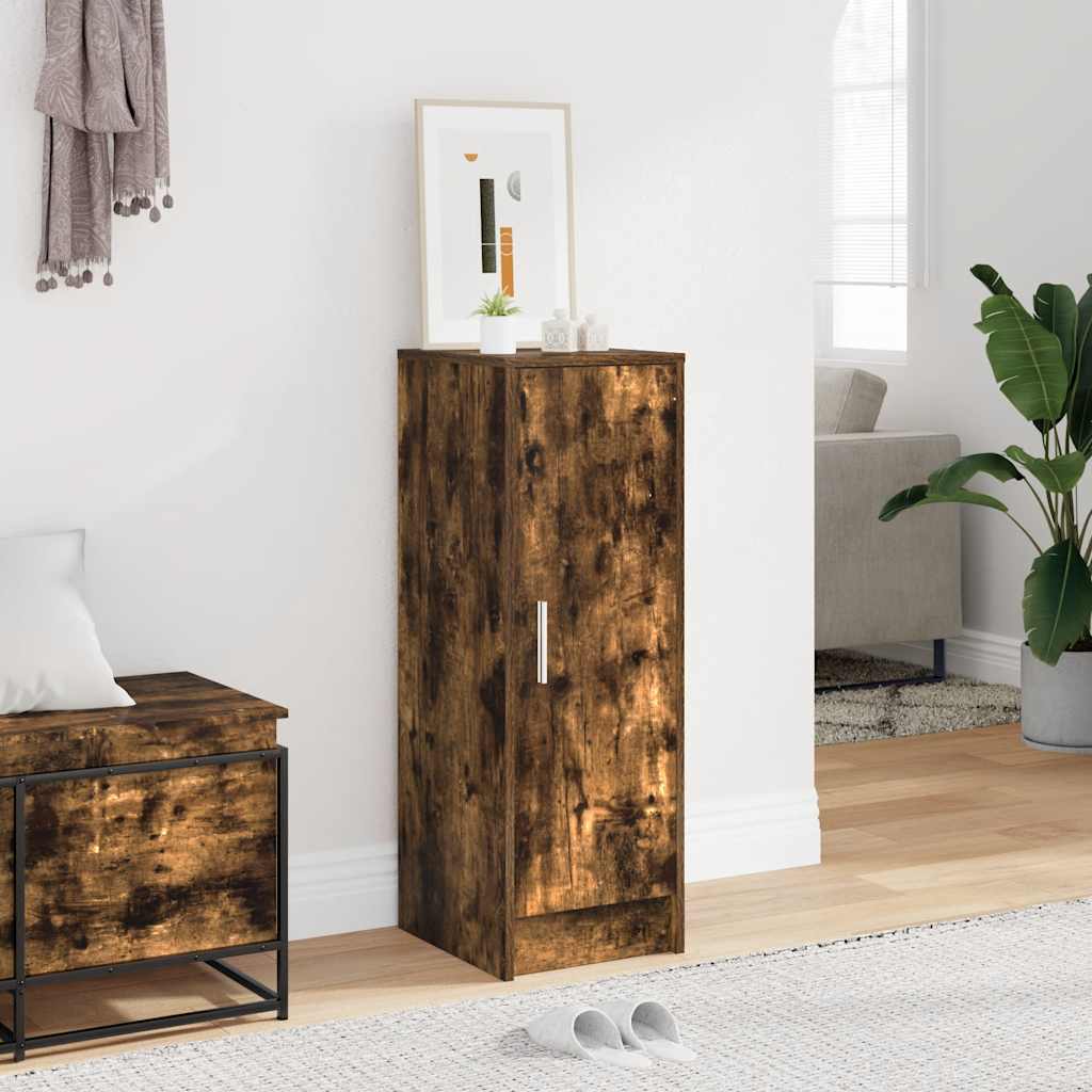 Skohylle røkt eik 32x35x92 cm konstruert tre