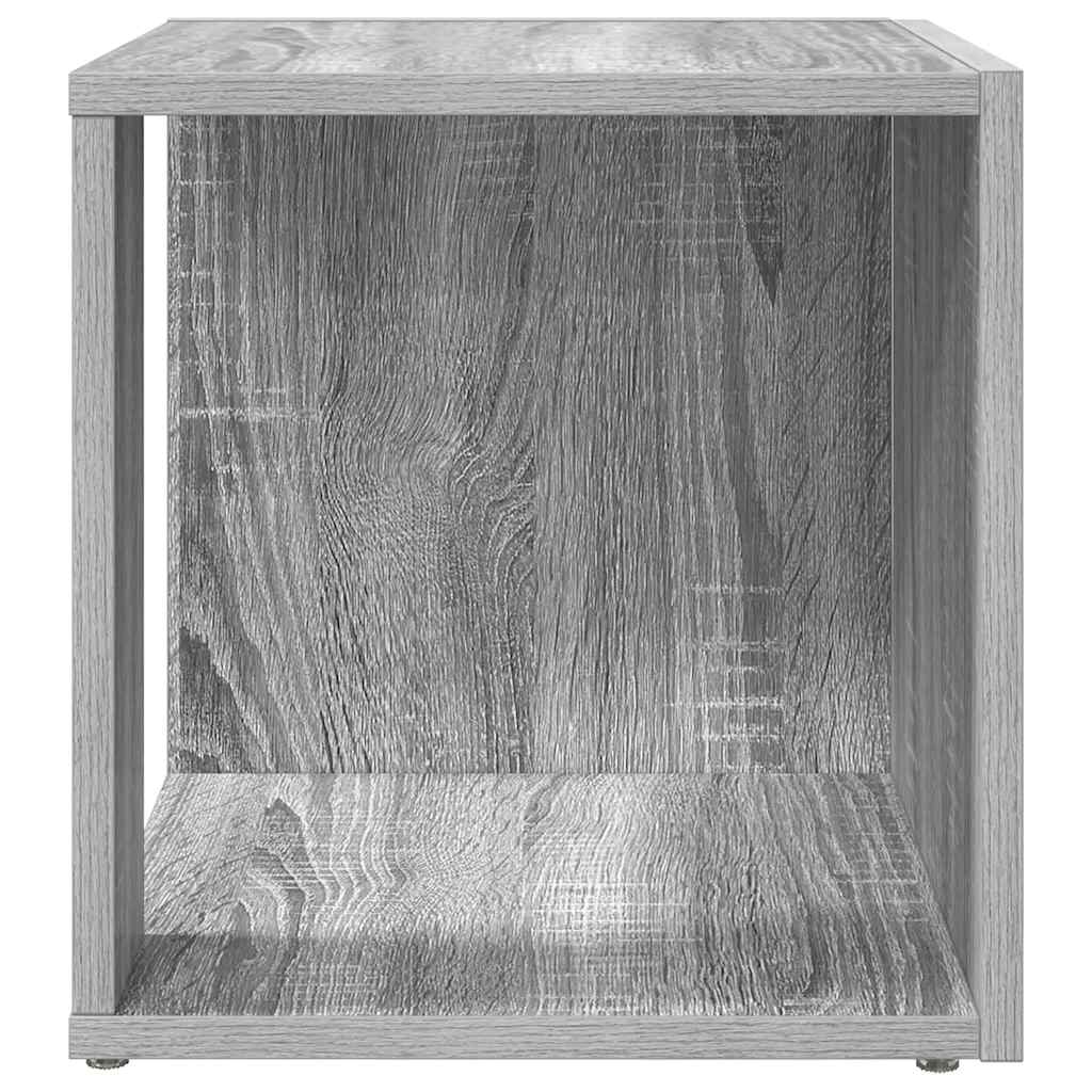 Sidebord grå sonoma 33x33x34,5 cm konstruert tre