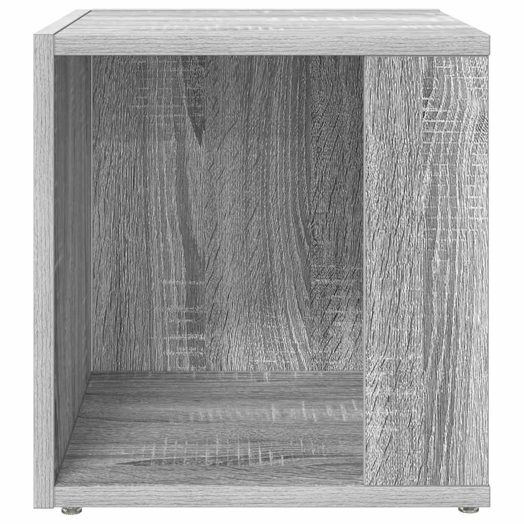 Sidebord grå sonoma 33x33x34,5 cm konstruert tre