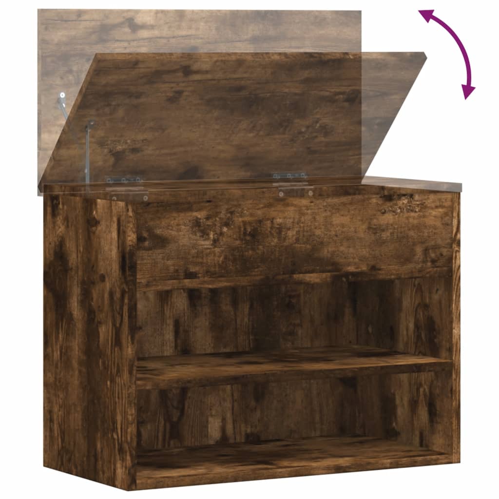 Skobenk røkt eik 60x30x45 cm konstruert tre