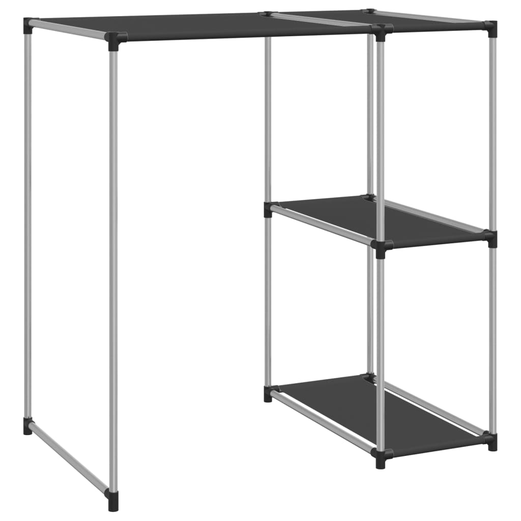 Hylle til vaskemaskin svart 87x55x90,5 cm jern