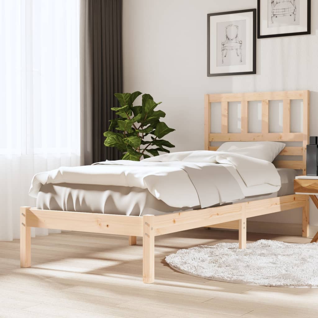 Sengeramme 75x190 cm heltre furu