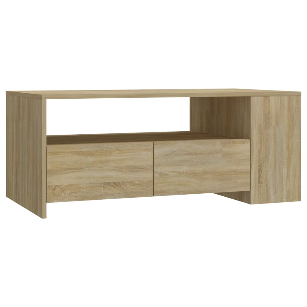 Salongbord sonoma eik 102x55x42 cm konstruert tre