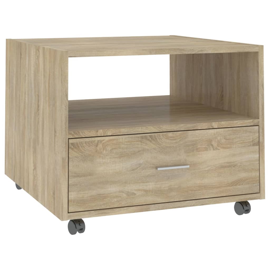 Salongbord sonoma eik 55x55x40 cm konstruert tre