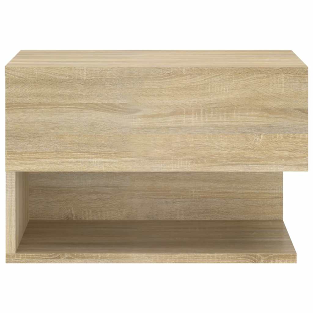 Veggmontert nattbord sonoma oak