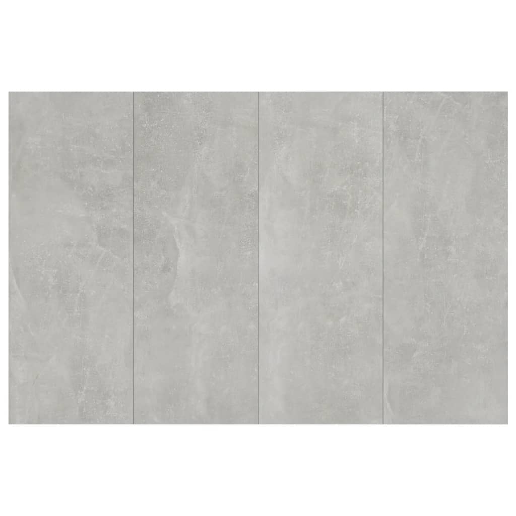 Sengegavl betonggrå 120x1,5x80 cm konstruert tre