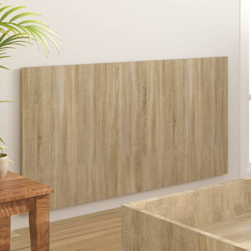 Sengegavl sonoma eik 160x1,5x80 cm konstruert tre