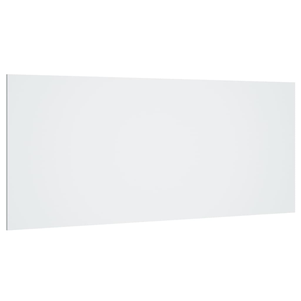 Sengegavl hvit 200x1,5x80 cm konstruert tre
