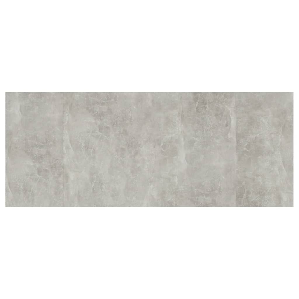 Sengegavl betonggrå 200x1,5x80 cm konstruert tre