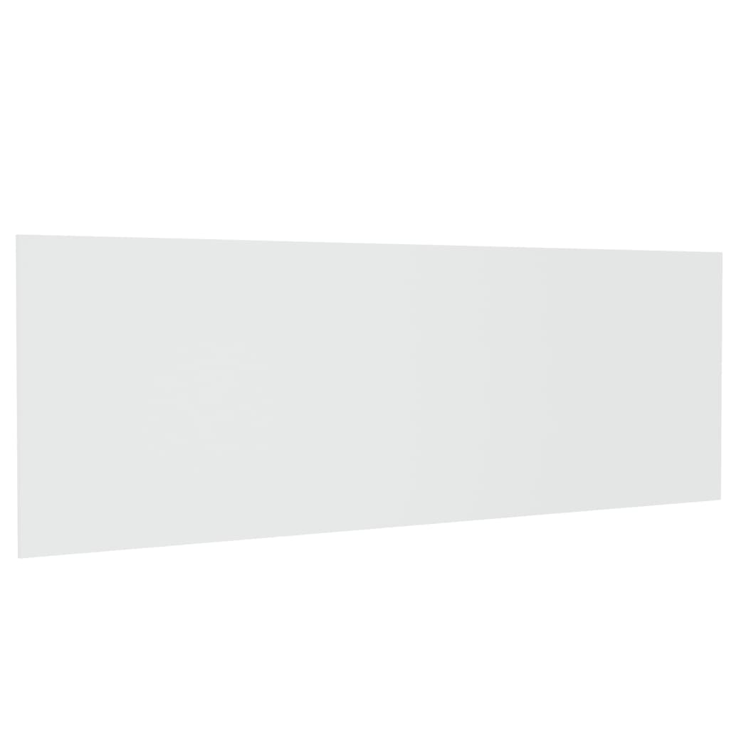 Veggmontert sengegavl hvit 240x1,5x80 cm konstruert tre