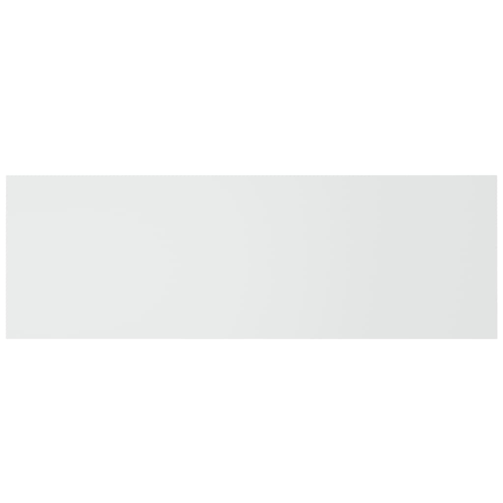 Veggmontert sengegavl hvit 240x1,5x80 cm konstruert tre