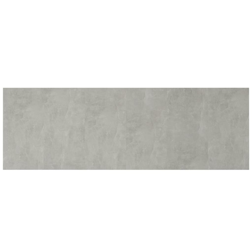 Vegghengt sengegavl betonggrå 240x1,5x80 cm konstruert tre