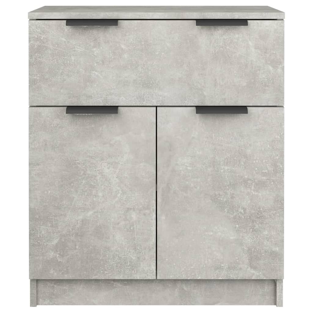 Skjenk betonggrå 60x30x70 cm konstruert tre