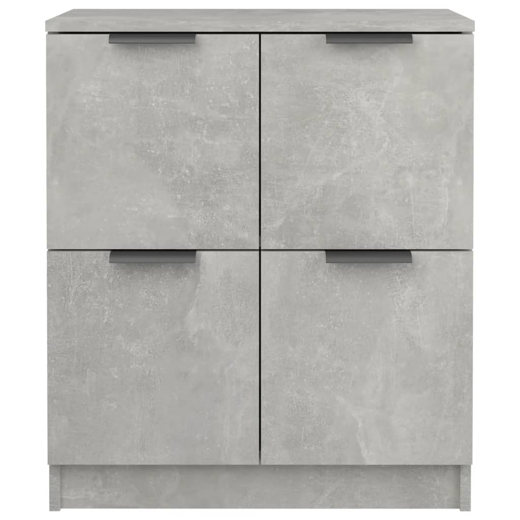 Skjenk betonggrå 60x30x70 cm konstruert tre