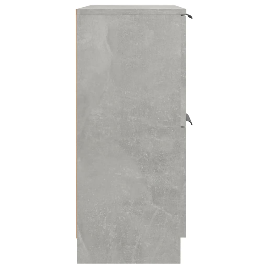 Skjenk betonggrå 60x30x70 cm konstruert tre