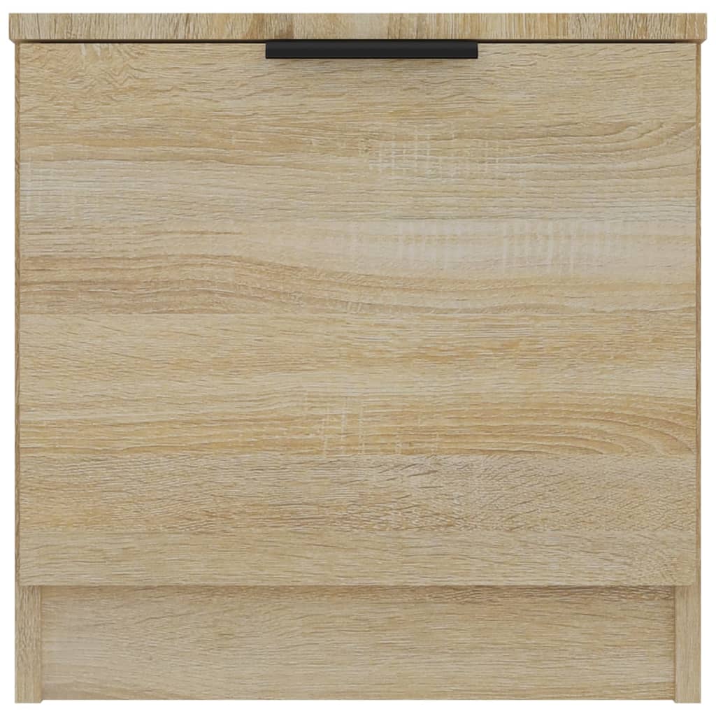 Nattbord 2 stk sonoma eik 40x39x40 cm