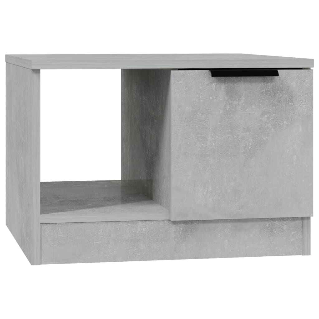 Salongbord betonggrå 50x50x36 cm konstruert tre