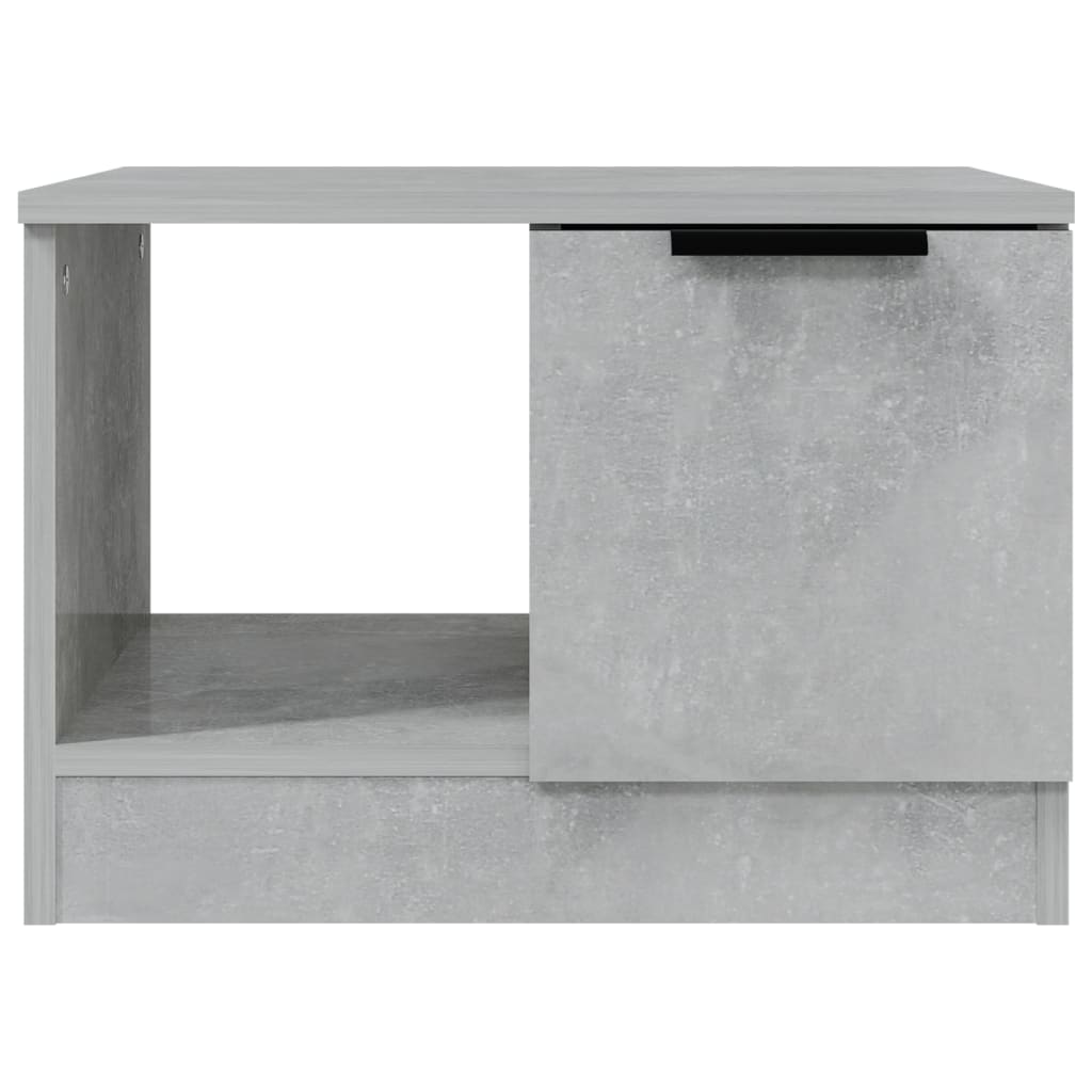 Salongbord betonggrå 50x50x36 cm konstruert tre