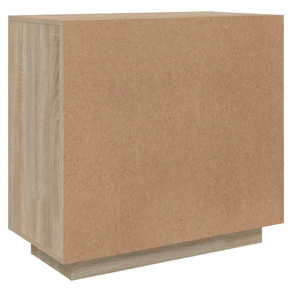 Skjenk sonoma eik 80x40x75 cm konstruert tre