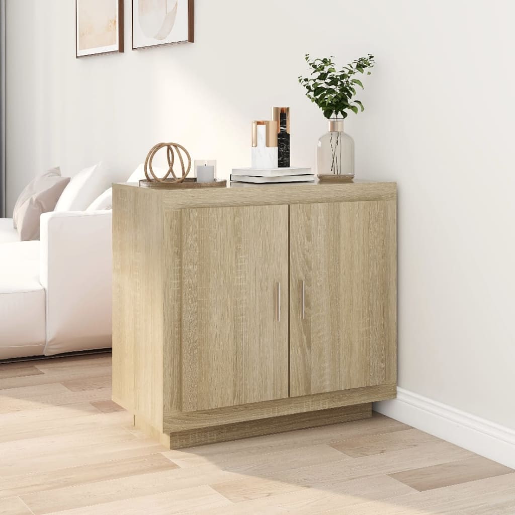 Skjenk sonoma eik 80x40x75 cm konstruert tre