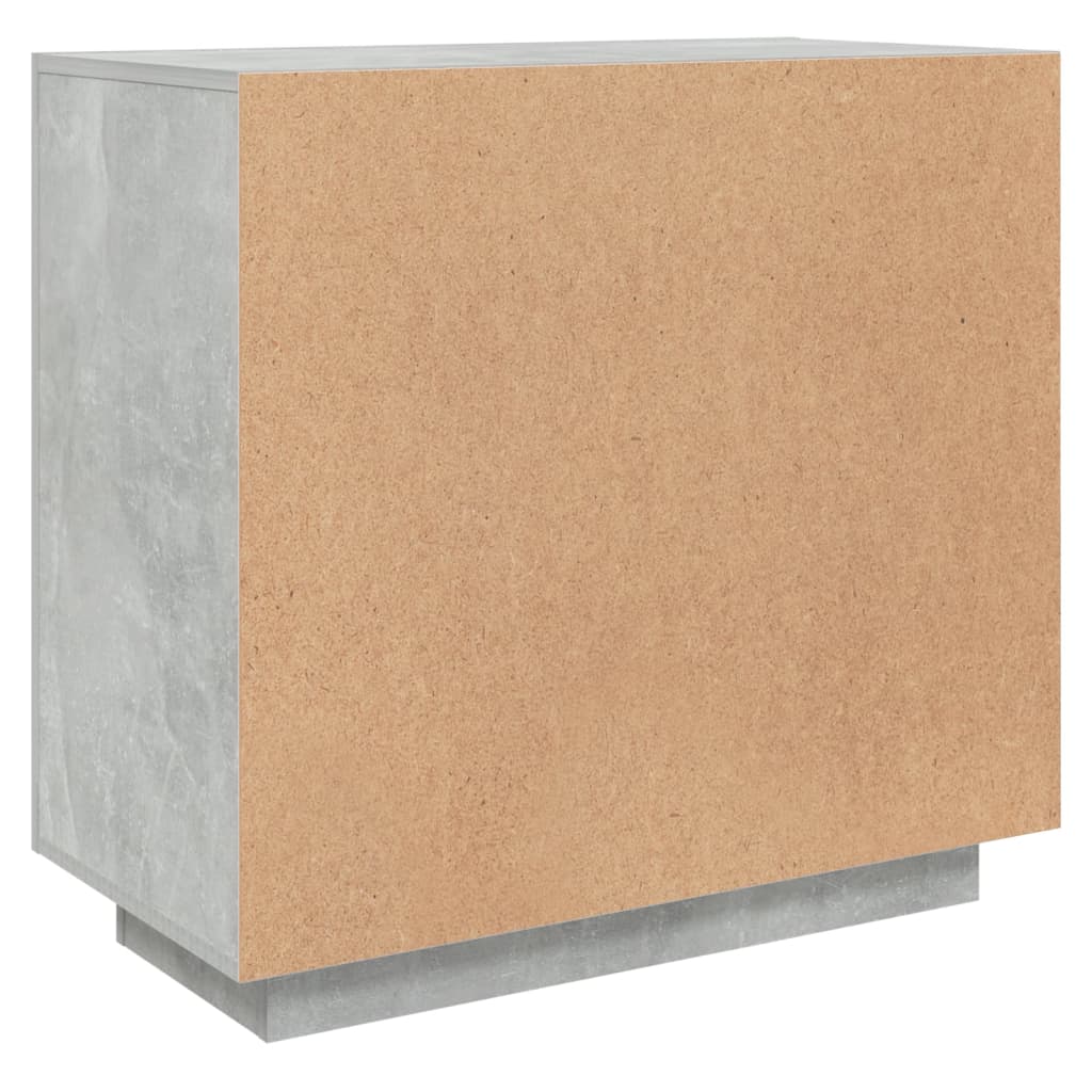 Skjenk betonggrå 80x40x75 cm konstruert tre