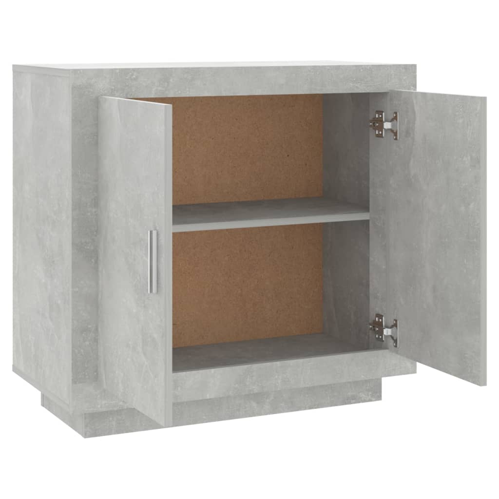 Skjenk betonggrå 80x40x75 cm konstruert tre