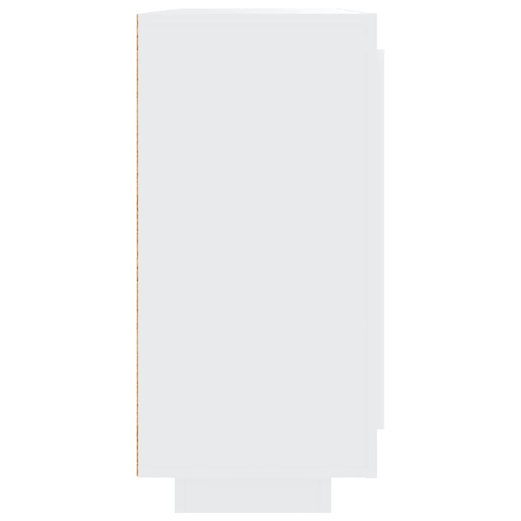 Skjenk hvit 92x35x75 cm konstruert tre