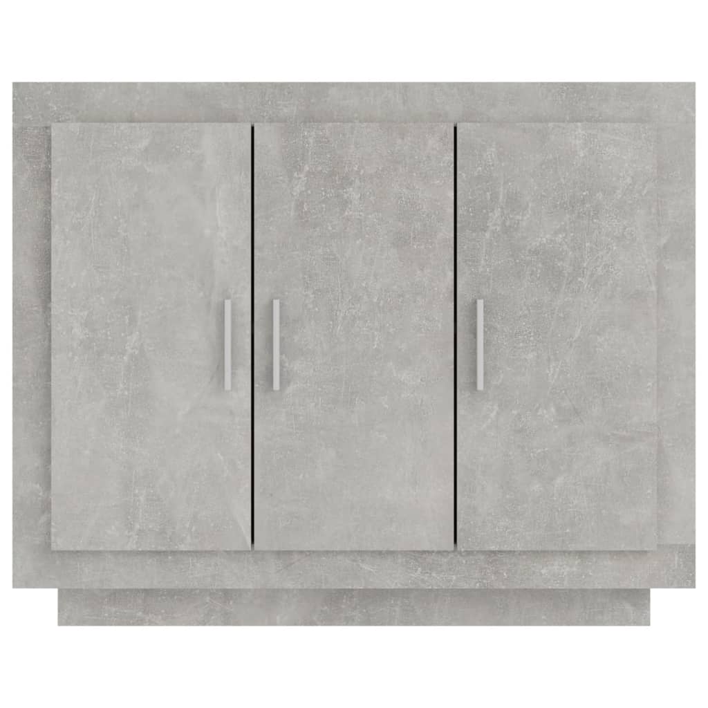 Skjenk betonggrå 92x35x75 cm konstruert tre