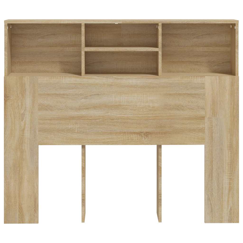 Sengegavlskap sonoma eik 120x19x103,5 cm