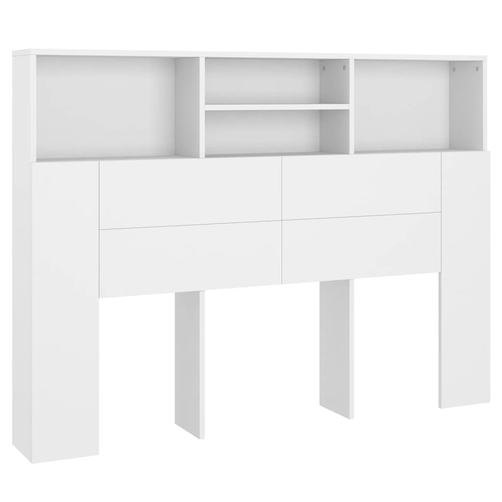 Sengegavlskap hvit 140x19x103,5 cm