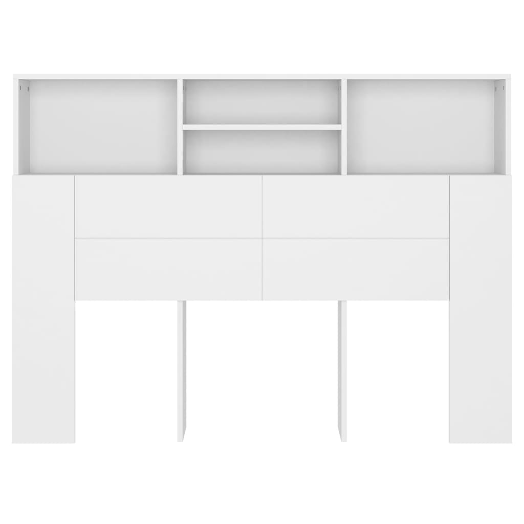 Sengegavlskap hvit 140x19x103,5 cm