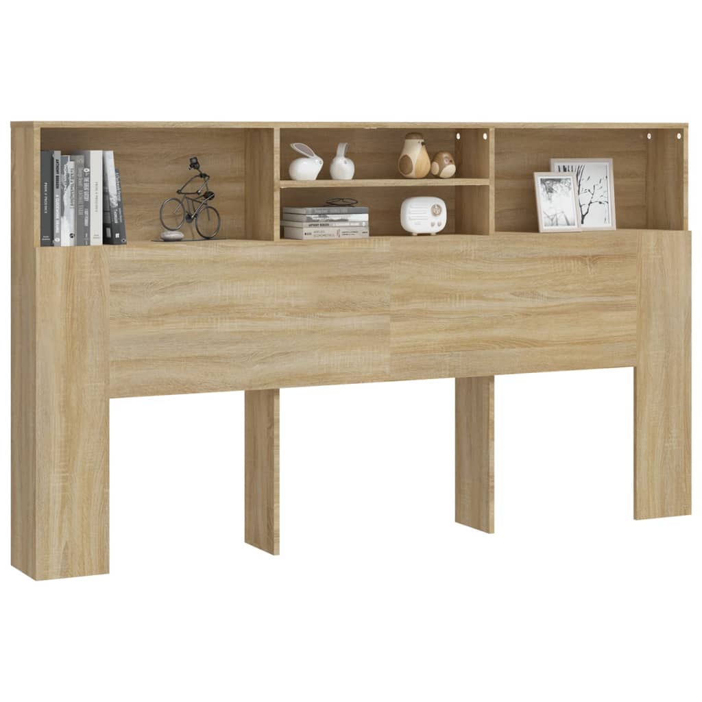 Sengegavlskap sonoma eik 180x19x103,5 cm