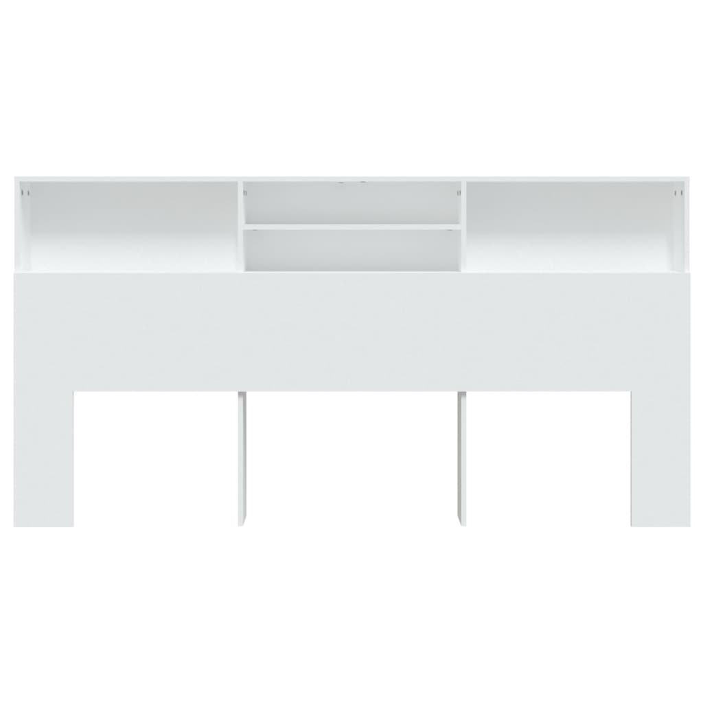 Sengegavlskap hvit 200x19x103,5 cm