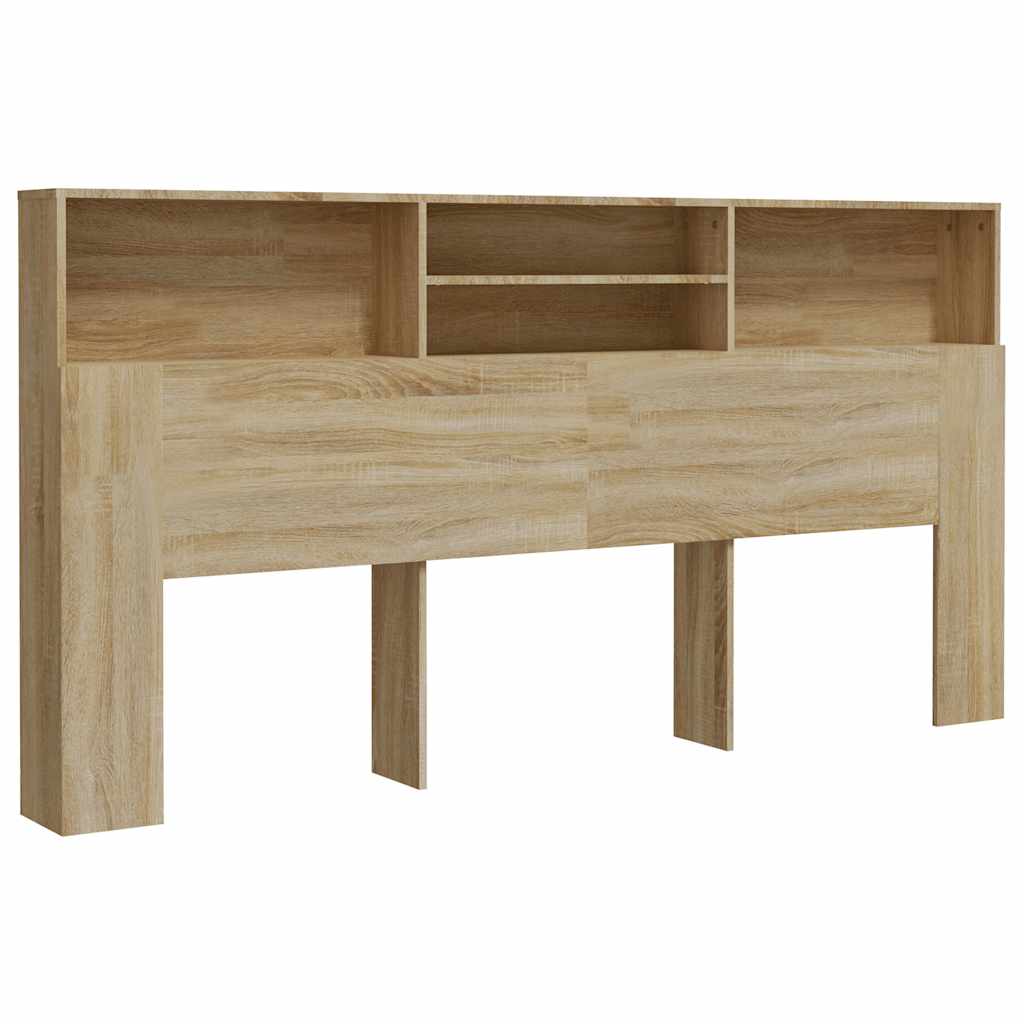 Sengegavlskap sonoma eik 200x19x103,5 cm