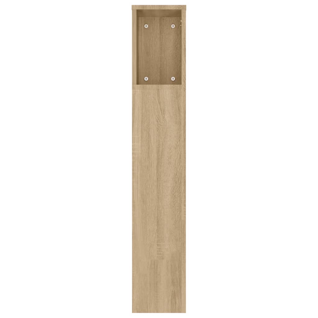 Sengegavlskap sonoma eik 180x18,5x104,5 cm