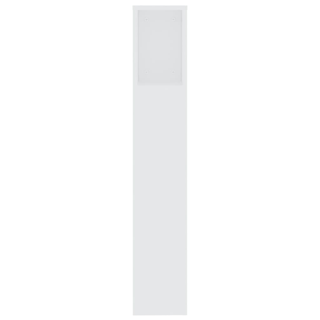 Sengegavlskap hvit 200x18,5x104,5 cm