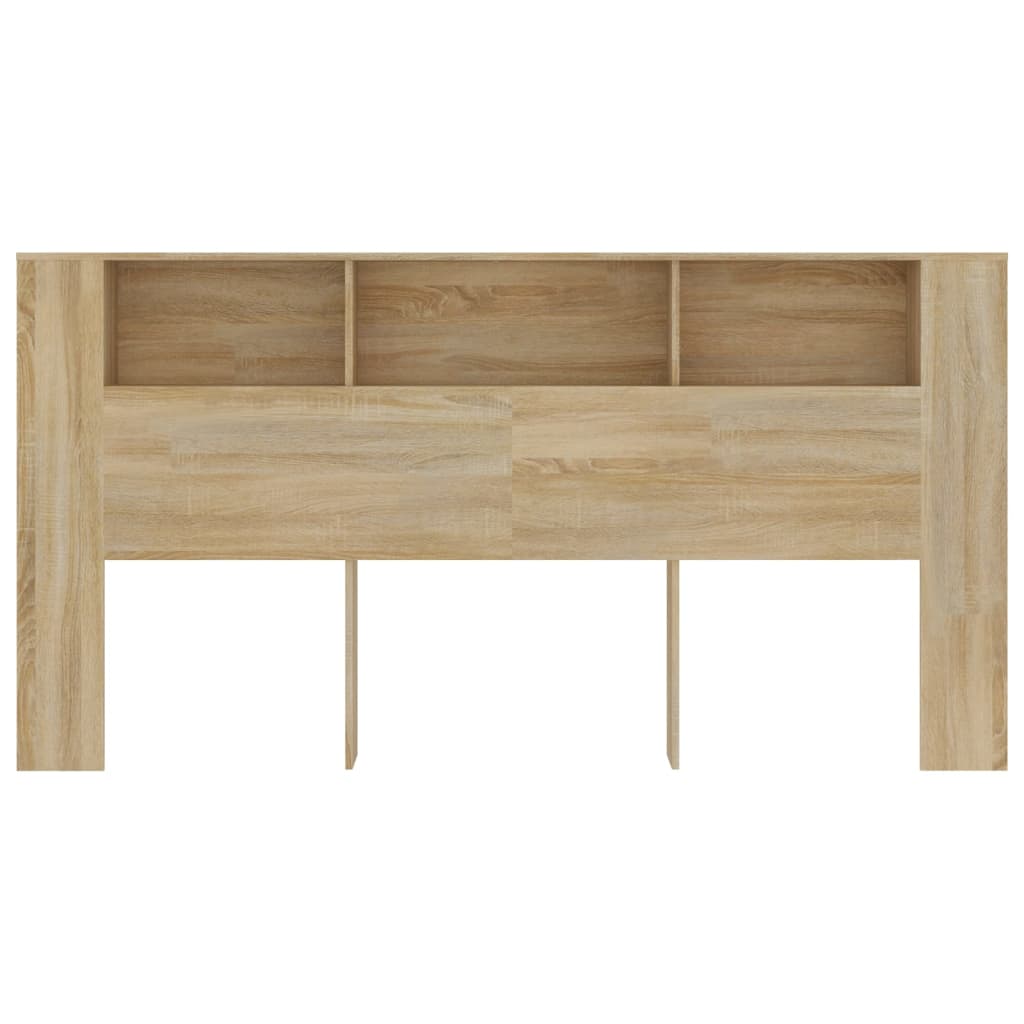 Sengegavlskap sonoma eik 200x18,5x104,5 cm